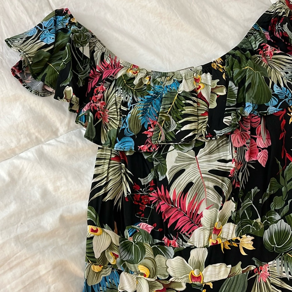 Floral Off-Shoulder Jumpsuit